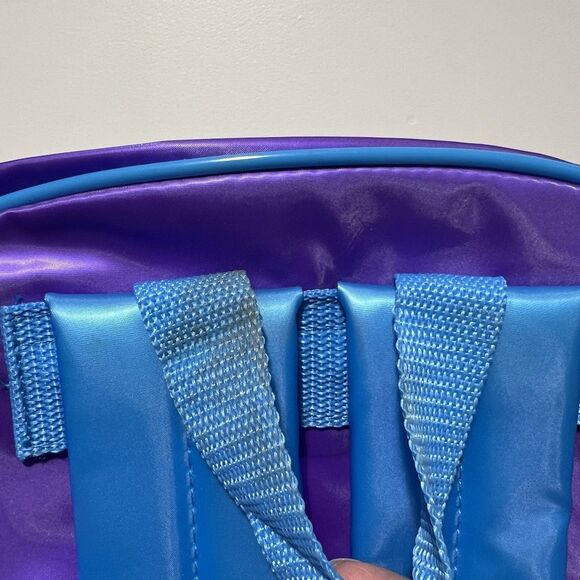 NSYNC Y2K Backpack Vinyl 2001 Blue Purple Keychain New *Stains On Strap